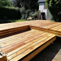 Terrasse bois : optez pour la chaleur et l'élégance du bois pour votre espace extérieur Sallaumines